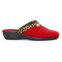 Lunar Michelle Red Mule Slippers