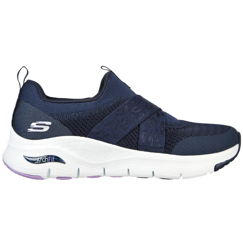 Skechers Arch Fit-Modern Rhythm Navy/Lavender Trainers