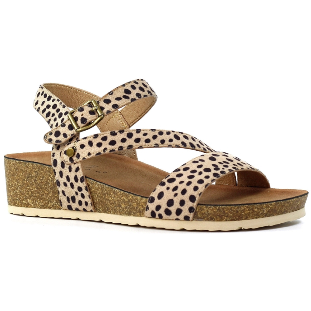 Lunar Muster Ocelot Wedge Sandals