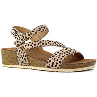 Lunar Muster Ocelot Wedge Sandals