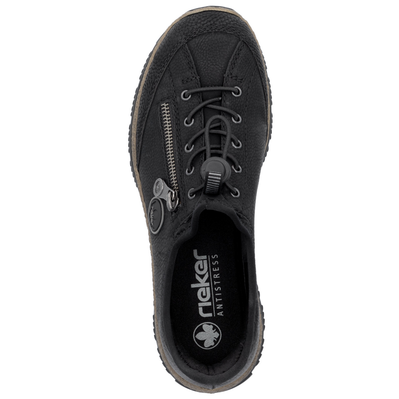 Rieker N3267-01 (Wild) Black Shoes