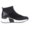 Rieker N6352-00 (Ivory) Black Boots