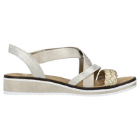 Rieker V3663-90 (Noisette) Beige Gold Sandals