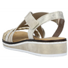 Rieker V3663-90 (Noisette) Beige Gold Sandals