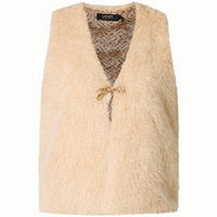 Yest Oda Light Sand Borg Waistcoat