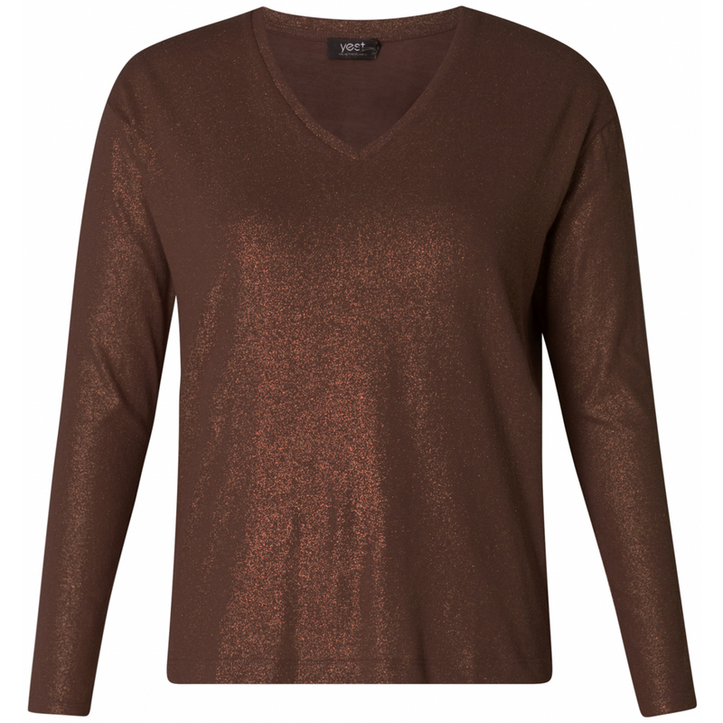 Yest Olianne Coffee Brown Top