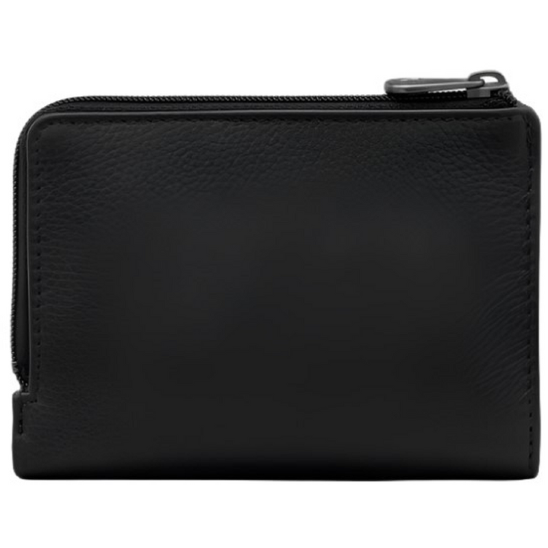 Yoshi On Safari Black Leather Flap Over Purse