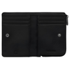 Yoshi On Safari Black Leather Flap Over Purse