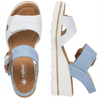 Rieker 67476-10 (Oyster) Weiss Ciel Sandals