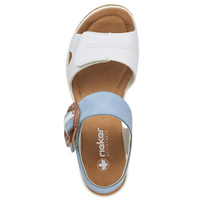 Rieker 67476-10 (Oyster) Weiss Ciel Sandals