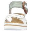 Rieker 67476-81 (Oyster) Weiss Mint Sandals