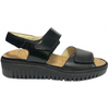 Waldlaufer H-Willow (Poncho) Black Sandals