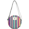 Roka Paddington B Recycled Canvas Multi Stripe Bag