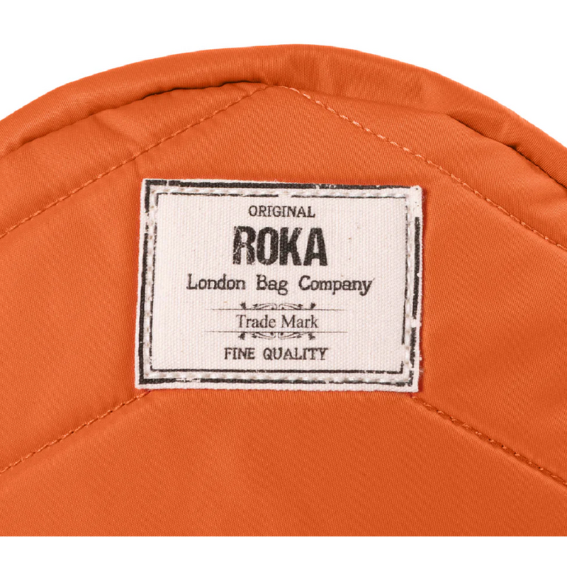 Roka Paddington B Recycled Nylon Burnt Orange Bag