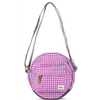 Roka Paddington B Recycled Canvas Purple Gingham Bag