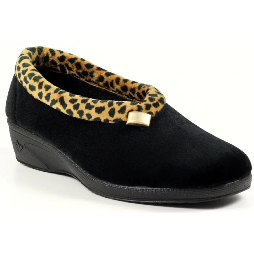 Lunar Paloma Black Slippers