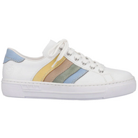 Rieker L8802-80 (Pastel) Ciel Weiss Mint  Trainers