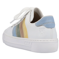 Rieker L8802-80 (Pastel) Ciel Weiss Mint  Trainers