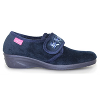 Lunar Paula II Blue Velcro Slippers