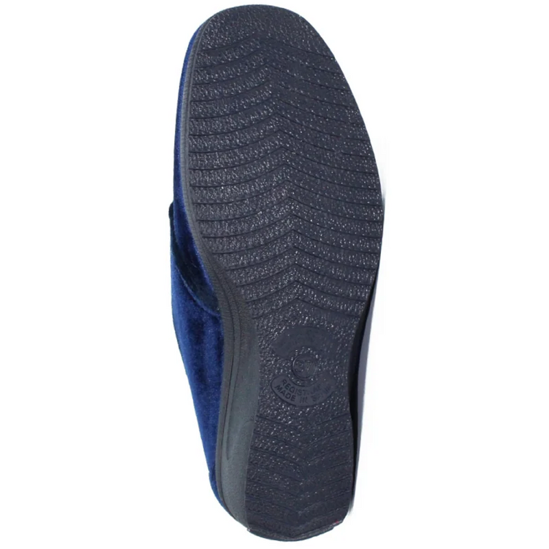 Lunar Paula II Blue Velcro Slippers