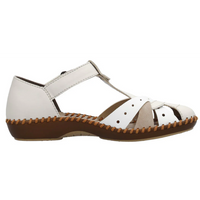 Rieker M1655-61 (Pikolinos) Porzellan Weiss Sandals