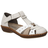 Rieker M1655-61 (Pikolinos) Porzellan Weiss Sandals