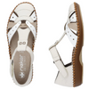 Rieker M1655-61 (Pikolinos) Porzellan Weiss Sandals