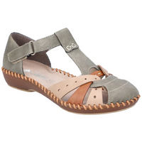 Rieker M1655-54 (Pikolinos) Olive Beige Sandals