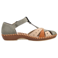 Rieker M1655-54 (Pikolinos) Olive Beige Sandals