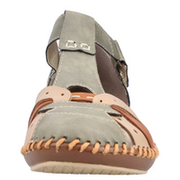 Rieker M1655-54 (Pikolinos) Olive Beige Sandals