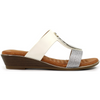 Lunar Portland White Sandals