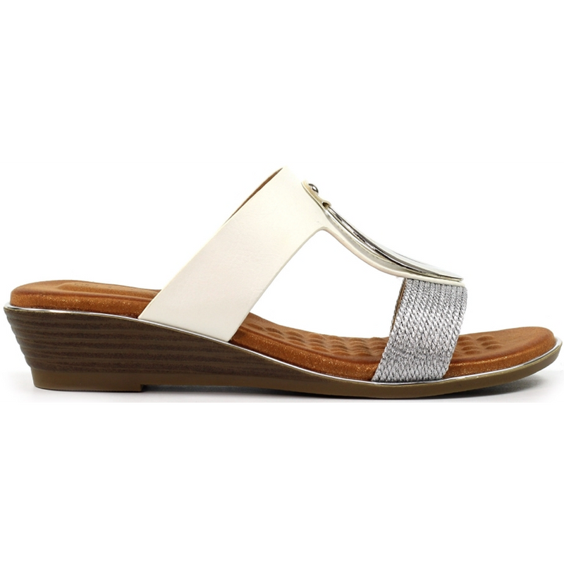 Lunar Portland White Sandals