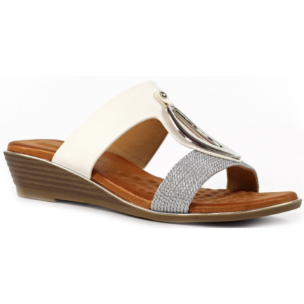 Lunar Portland White Sandals
