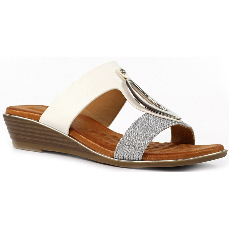 Lunar Portland White Sandals