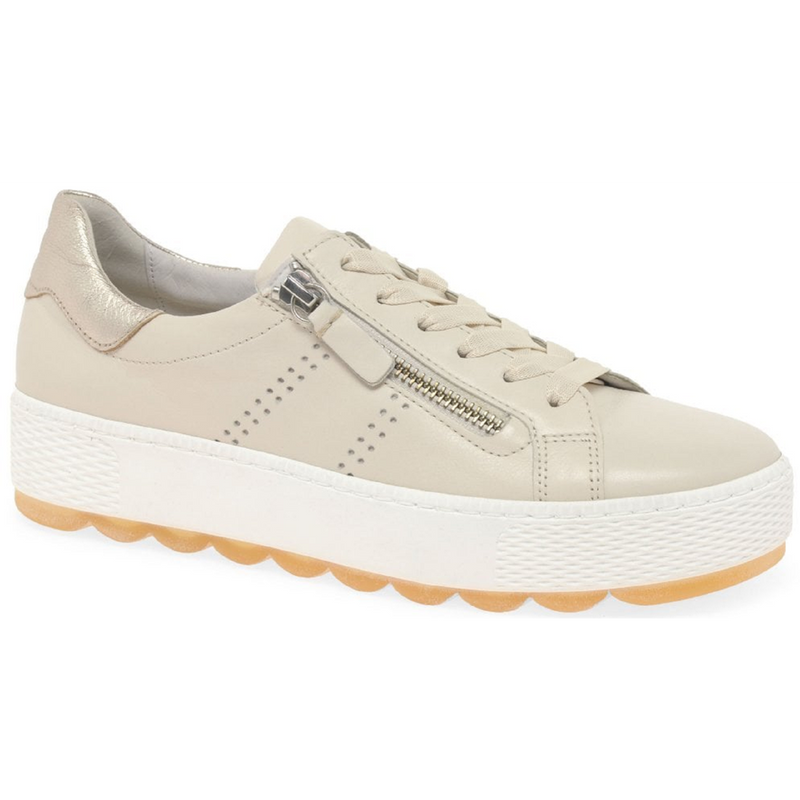 Gabor Quench Ivory/Muschel Trainers