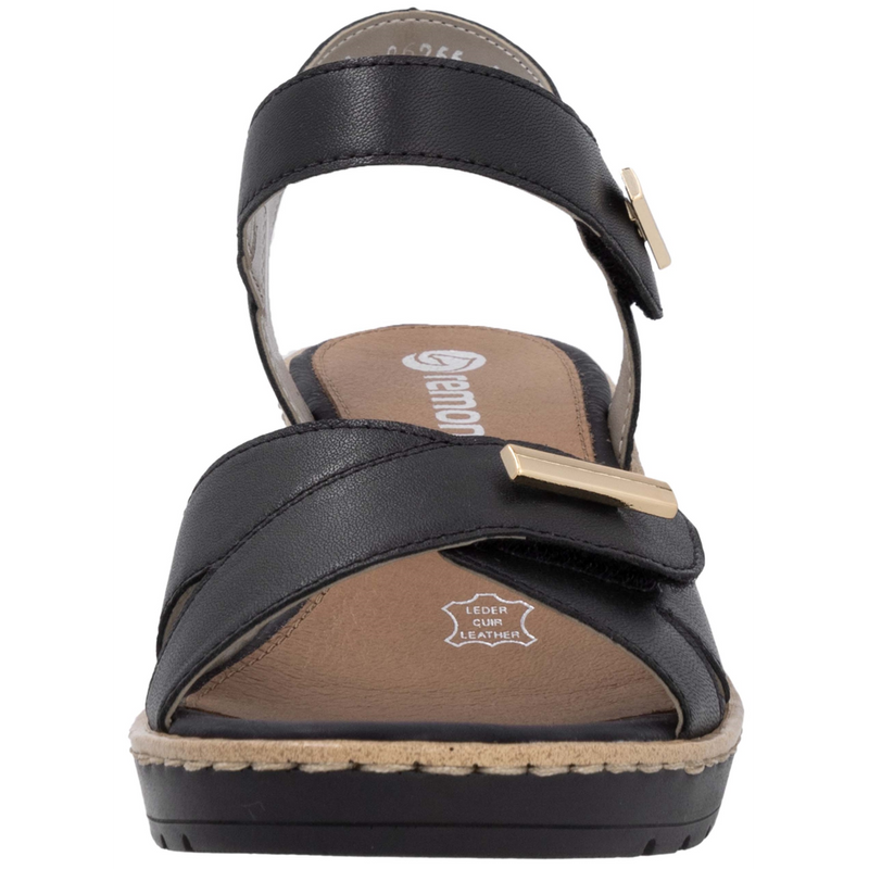 Remonte R6266-00 (Sasha) Black Sandals