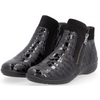 Remonte R7677-03 (Foxcroft) Black Ankle Boots