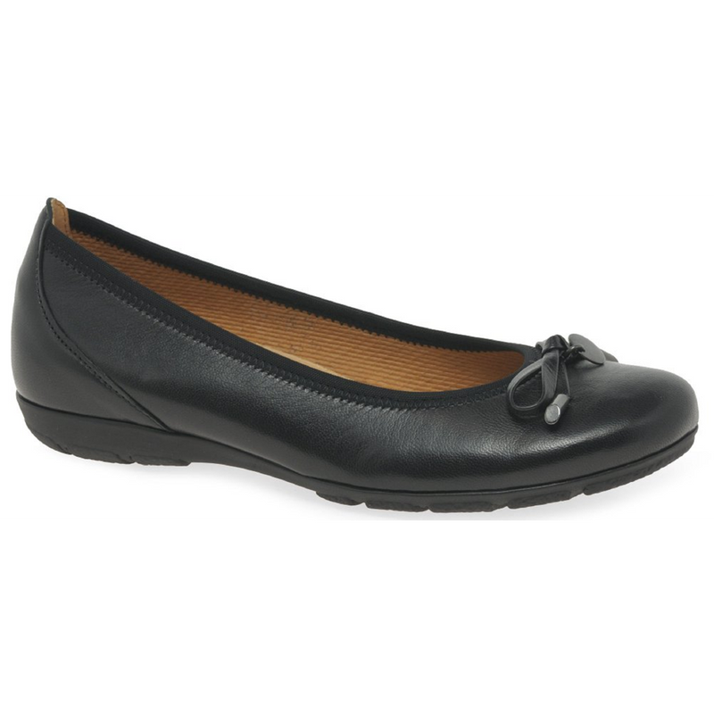 Gabor Ring Black Leather Shoes