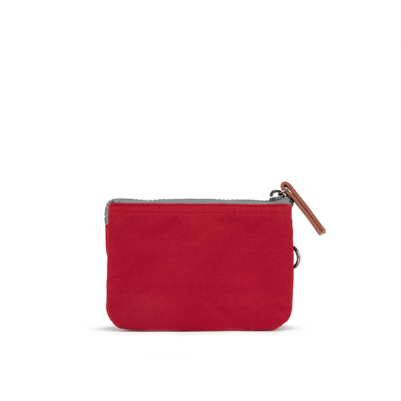 Roka Carnaby Recycled Canvas Mars Red Wallet