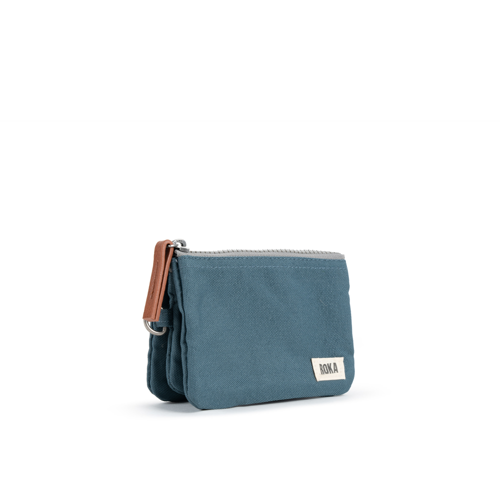 Roka Carnaby Recycled Canvas Airforce Wallet