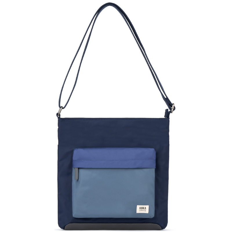 Roka Kennington B Recycled Canvas Indigo Tonal Bag