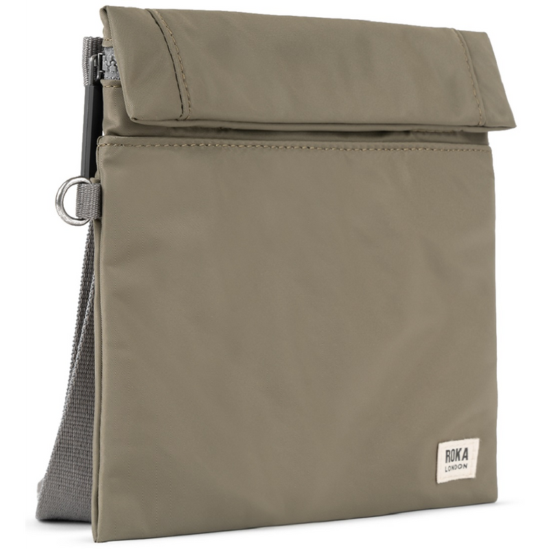 Roka Stratford Recycled Nylon Taupe Bag