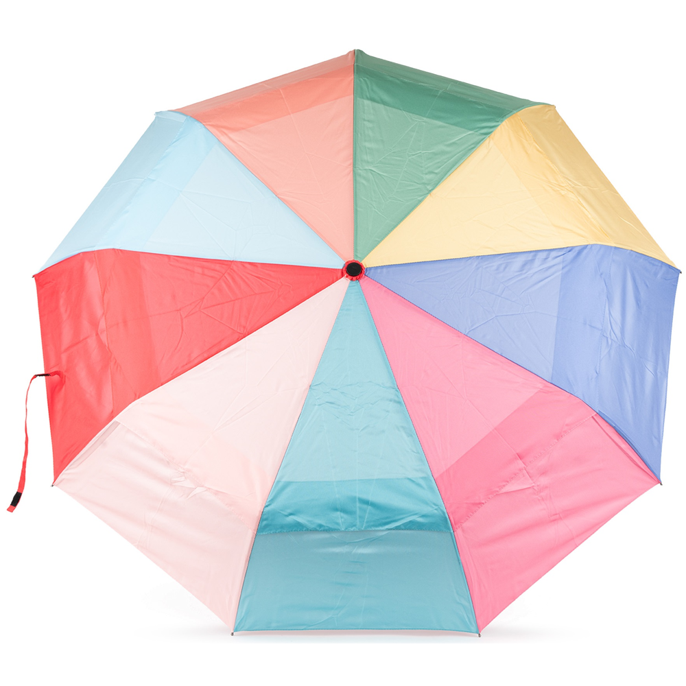 Waterloo Spring Bright Rainbow Recycled Nylon Umbrella