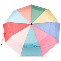 Waterloo Spring Bright Rainbow Recycled Nylon Umbrella