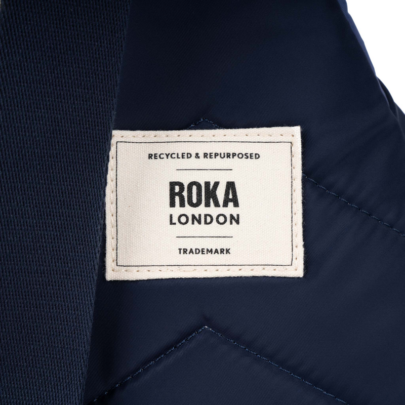 Roka Willesden B Recycled Nylon Indigo Tonal Bag