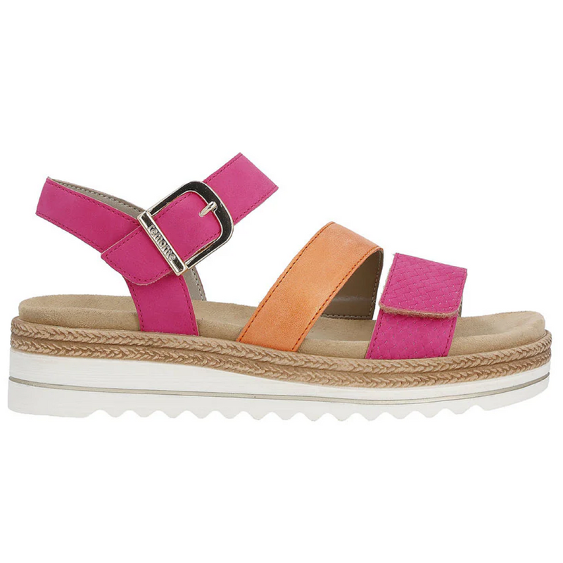 Remonte D0Q55 (Rachel) Magenta/Orange Sandals