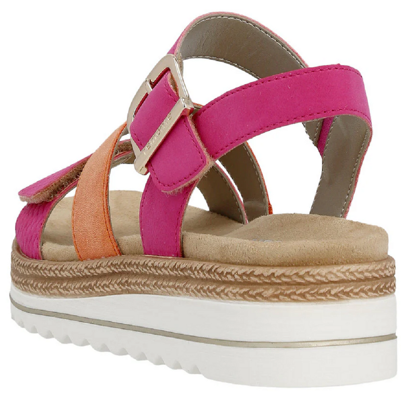 Remonte D0Q55 (Rachel) Magenta/Orange Sandals