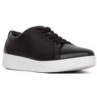 FitFlop Rally Leather Black Trainers