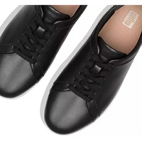 FitFlop Rally Leather Black Trainers