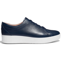 FitFlop Rally Leather Midnight Navy Trainers